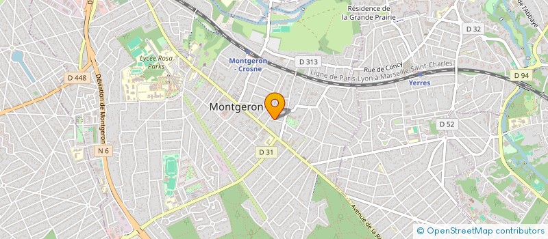 localisation de l'entreprise MONSIEUR JEROME BELLAY à MONTGERON