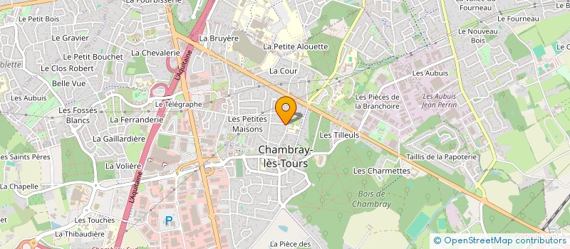 localisation de l'entreprise MONSIEUR JEROME BELLENFANT  CHAMBRAY-LES-TOURS