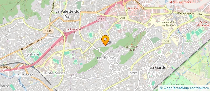 localisation de l'entreprise MONSIEUR JEROME BELLOT à LA VALETTE-DU-VAR