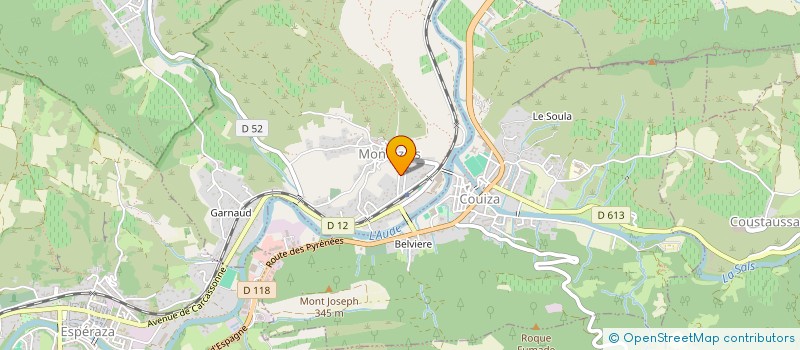 localisation de l'entreprise MONSIEUR JEROME BELLUS  MONTAZELS