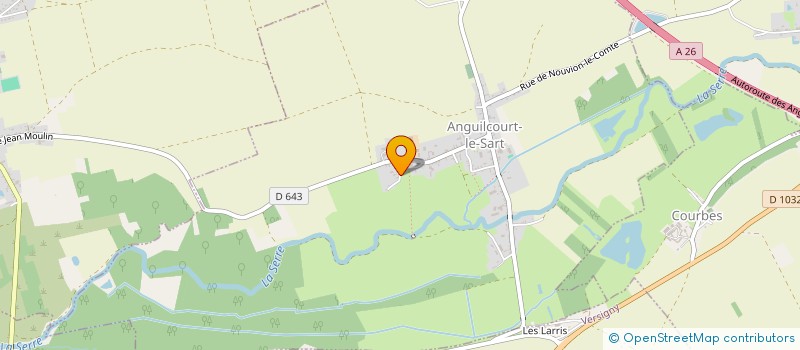 localisation de l'entreprise MONSIEUR JEROME BENAETS  ANGUILCOURT-LE-SART