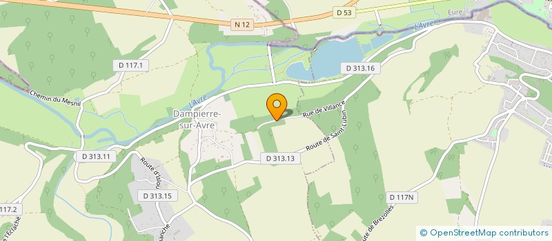 localisation de l'entreprise MONSIEUR JEROME BENHAFFAF à DAMPIERRE-SUR-AVRE