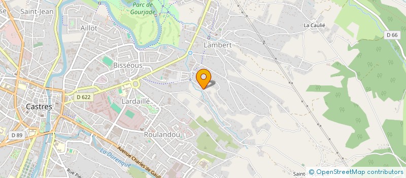 localisation de l'entreprise MONSIEUR JEROME BENNE  CASTRES