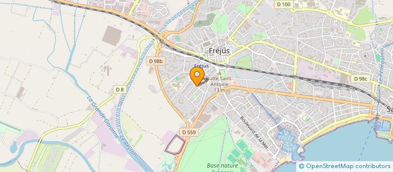 localisation de l'entreprise MONSIEUR JEROME BENOIST à FREJUS