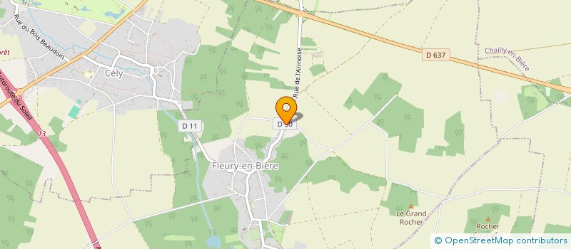 localisation de l'entreprise MONSIEUR JEROME BENOIST  FLEURY-EN-BIERE