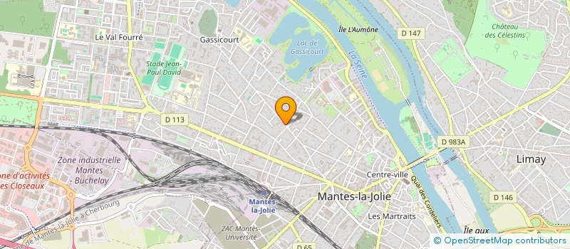 localisation de l'entreprise MONSIEUR JEROME BENOIT  MANTES-LA-JOLIE