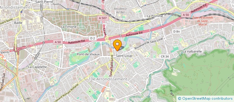 localisation de l'entreprise MONSIEUR JEROME BENSO à MARSEILLE 10EME