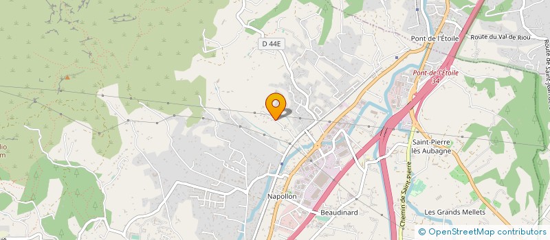 localisation de l'entreprise MONSIEUR JEROME BERENGER  AUBAGNE