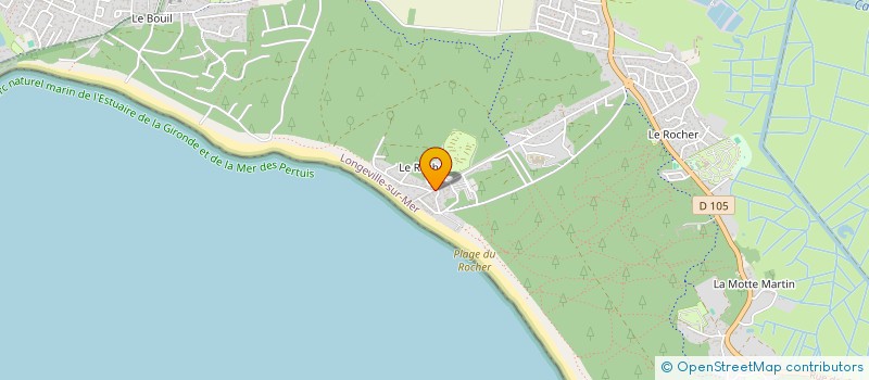 localisation de l'entreprise MONSIEUR JEROME BERGE  LONGEVILLE-SUR-MER