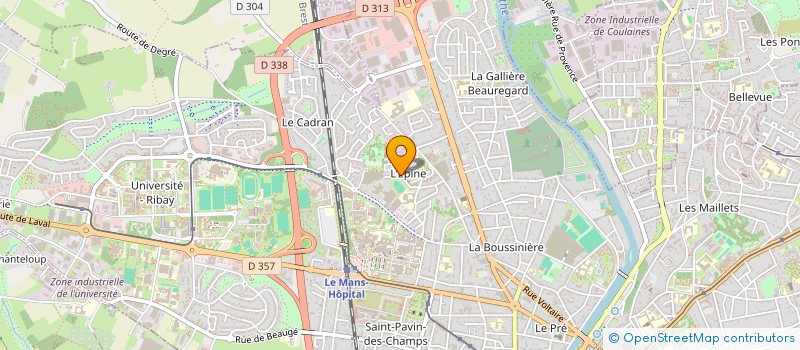 localisation de l'entreprise MONSIEUR JEROME BERGER  LE MANS