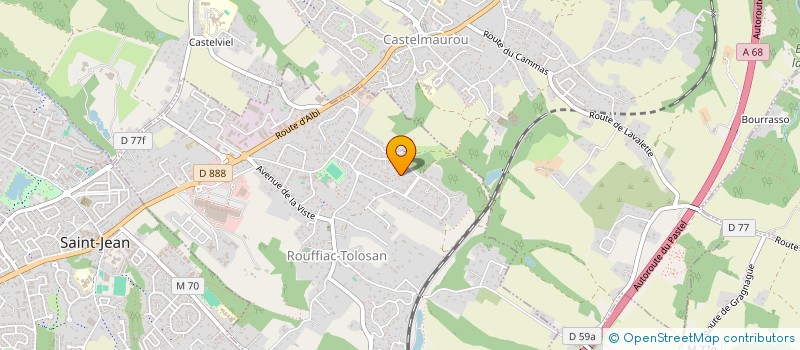 localisation de l'entreprise MONSIEUR JEROME BERGONZO  ROUFFIAC-TOLOSAN