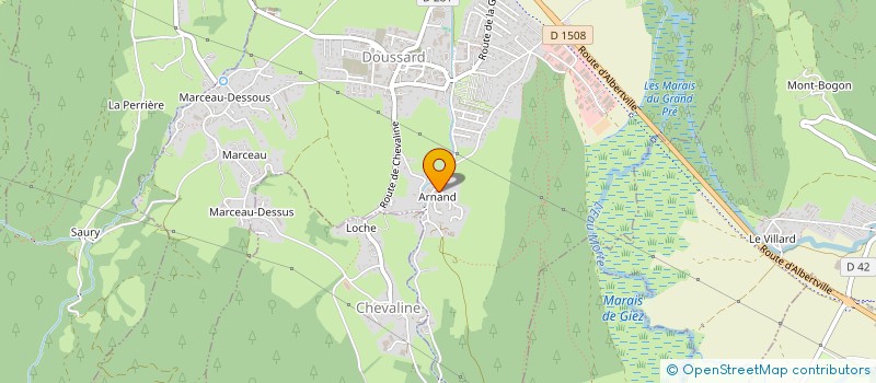 localisation de l'entreprise MONSIEUR JEROME BERKOVITCH  DOUSSARD