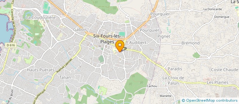 localisation de l'entreprise MONSIEUR JEROME BERNAL à SIX-FOURS-LES-PLAGES