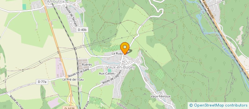 localisation de l'entreprise MONSIEUR JEROME BERNARD  VAUX-EN-BUGEY