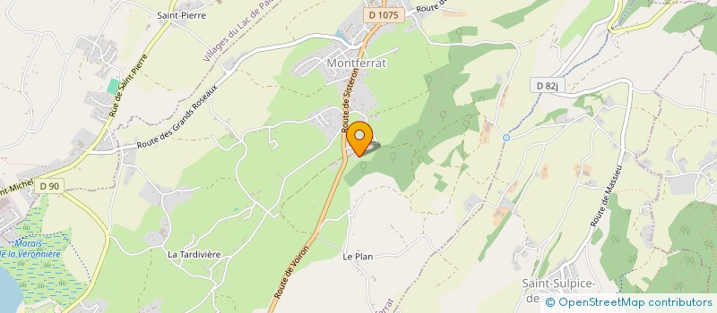 localisation de l'entreprise MONSIEUR JEROME BERNARD  MONTFERRAT