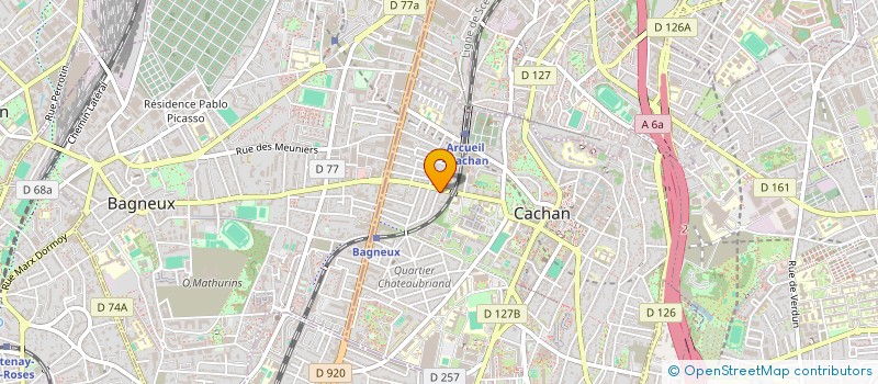 localisation de l'entreprise MONSIEUR JEROME BERNARD HENRY MARBAIX  CACHAN