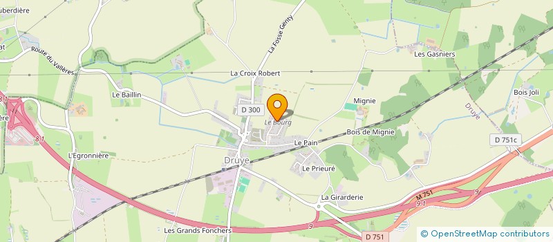 localisation de l'entreprise MONSIEUR JEROME BERNAT à DRUYE