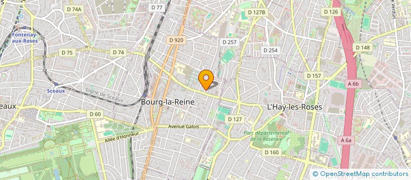 localisation de l'entreprise MONSIEUR JEROME BERNIER à BOURG-LA-REINE