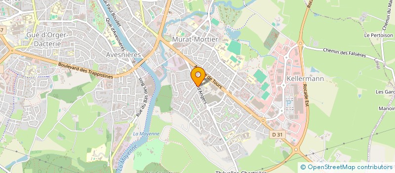 localisation de l'entreprise MONSIEUR JEROME BERNIER  à LAVAL