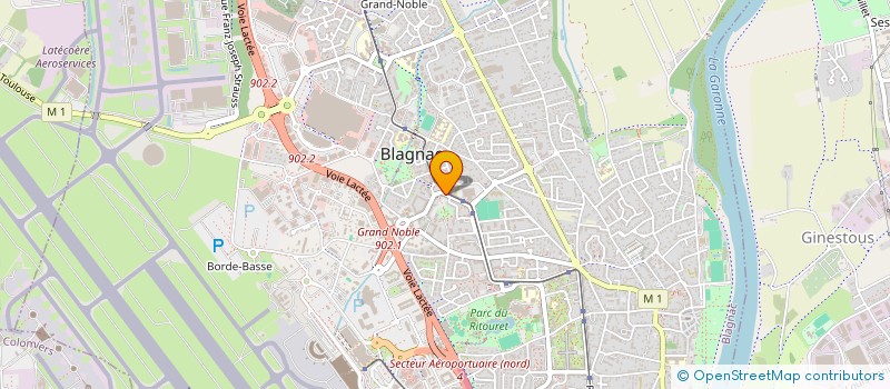 localisation de l'entreprise MONSIEUR JEROME BERNOU à BLAGNAC