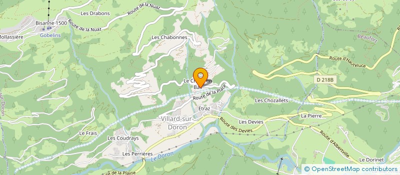 localisation de l'entreprise MONSIEUR JEROME BERRY  VILLARD-SUR-DORON