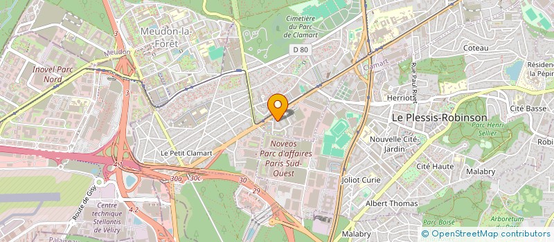 localisation de l'entreprise MONSIEUR JEROME BERTHE à CLAMART