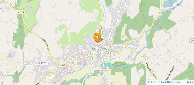 localisation de l'entreprise MONSIEUR JEROME BERTHOLET  SAINT-DONAT-SUR-L'HERBASSE