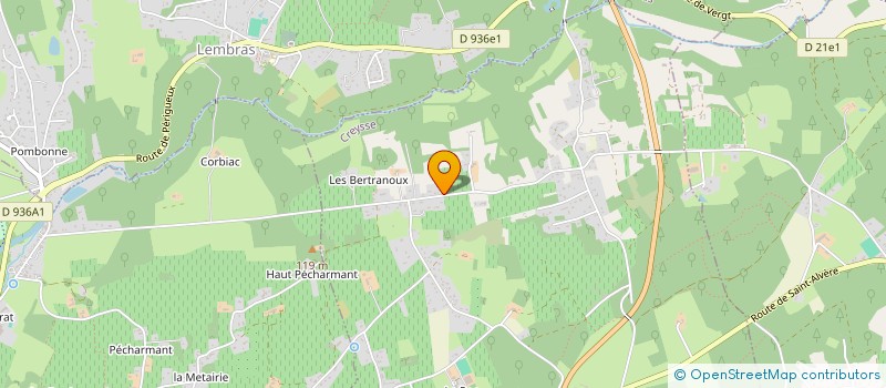 localisation de l'entreprise MONSIEUR JEROME BERTIN à BERGERAC