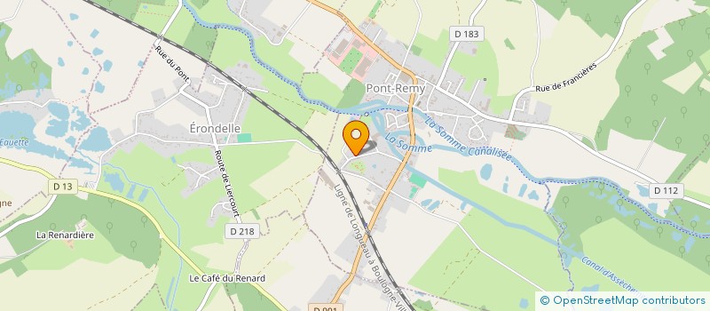 localisation de l'entreprise MONSIEUR JEROME BERTIN  PONT-REMY