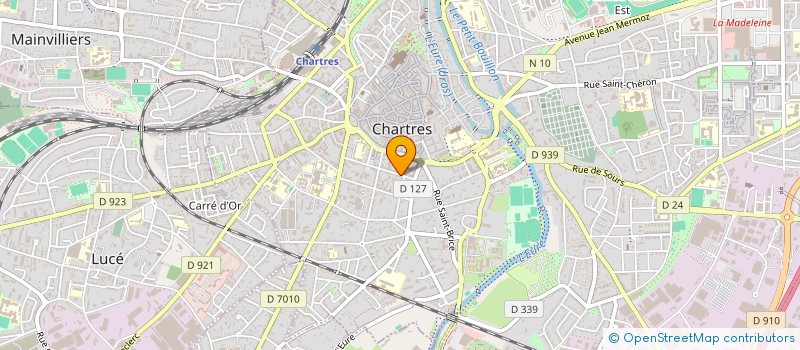localisation de l'entreprise MONSIEUR JEROME BERTIN à CHARTRES