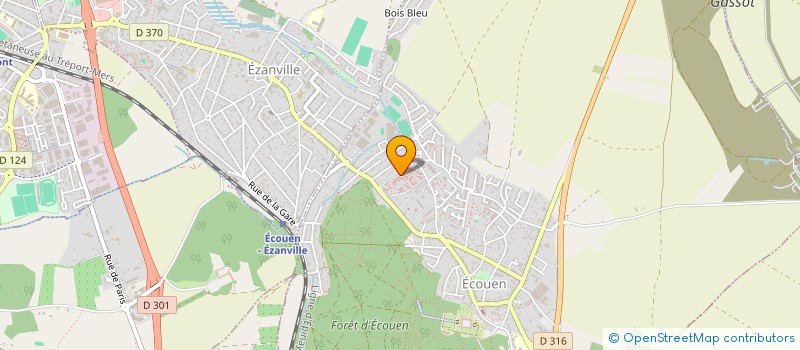 localisation de l'entreprise MONSIEUR JEROME BERTRAND  ECOUEN