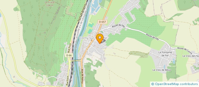 localisation de l'entreprise MONSIEUR JEROME BESANCON  CORNY-SUR-MOSELLE