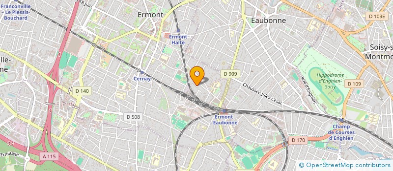 localisation de l'entreprise MONSIEUR JEROME BESNAINDO  ERMONT