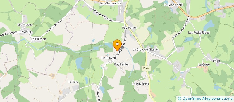 localisation de l'entreprise MONSIEUR JEROME BESSAGUET à SAINT-JUST-LE-MARTEL