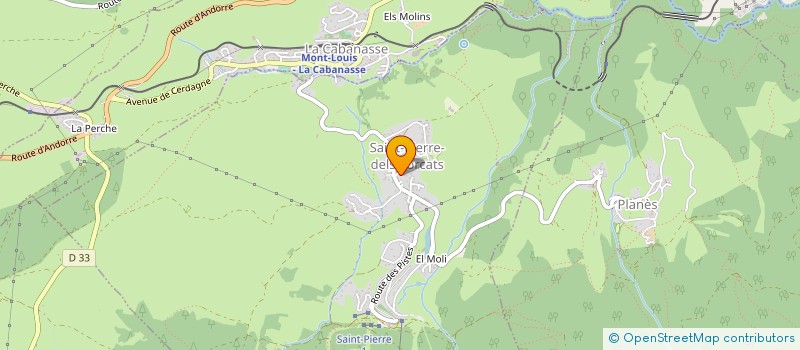 localisation de l'entreprise MONSIEUR JEROME BESSIERES  SAINT-PIERRE-DELS-FORCATS