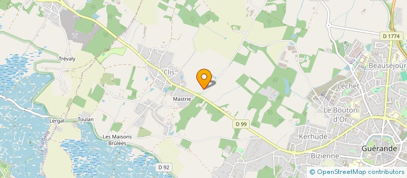 localisation de l'entreprise MONSIEUR JEROME BEURRIER  GUERANDE