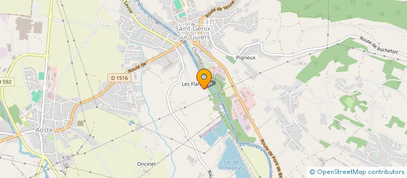 localisation de l'entreprise MONSIEUR JEROME BEVIERRE  AOSTE