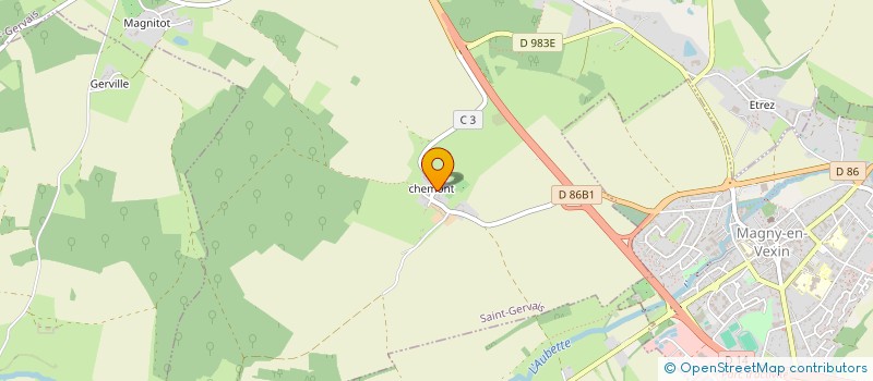 localisation de l'entreprise MONSIEUR JEROME BEZELY  SAINT-GERVAIS