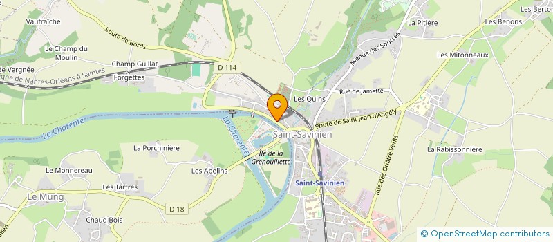 localisation de l'entreprise MONSIEUR JEROME BIEGALA  SAINT-SAVINIEN