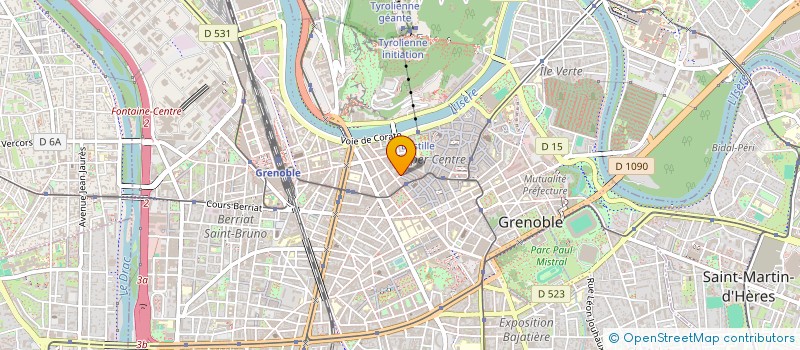 localisation de l'entreprise MONSIEUR JEROME BIENNER  GRENOBLE