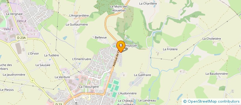 localisation de l'entreprise MONSIEUR JEROME BILLEAUD à HERBIERS (LES)