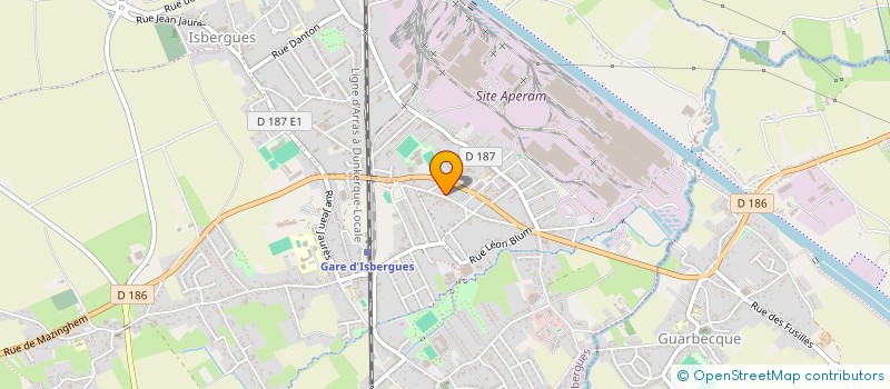 localisation de l'entreprise MONSIEUR JEROME BILLERAIT  ISBERGUES