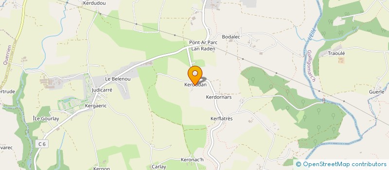 localisation de l'entreprise MONSIEUR JEROME BINARD  LOCUNOLE