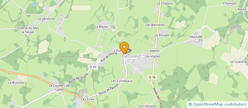 localisation de l'entreprise MONSIEUR JEROME BIRON à EYBOULEUF