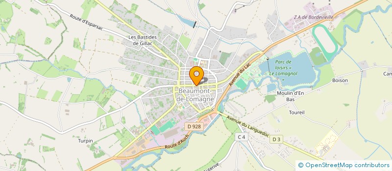 localisation de l'entreprise MONSIEUR JEROME BISSAGNET  BEAUMONT-DE-LOMAGNE