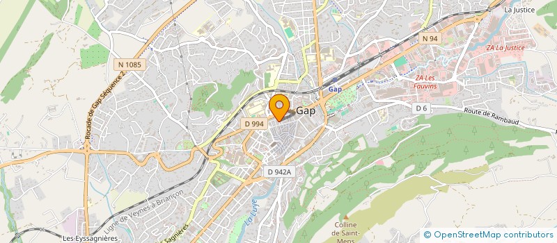 localisation de l'entreprise MONSIEUR JEROME BLANC à GAP