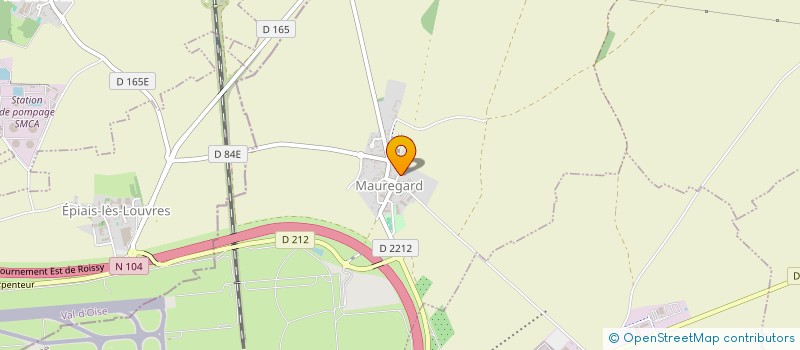 localisation de l'entreprise MONSIEUR JEROME BLANCARD  MAUREGARD