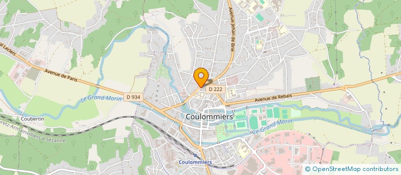 localisation de l'entreprise MONSIEUR JEROME BLANCHARD  COULOMMIERS