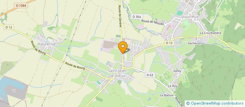 localisation de l'entreprise MONSIEUR JEROME BLANCHARD  SAINT-JEAN-LE-VIEUX