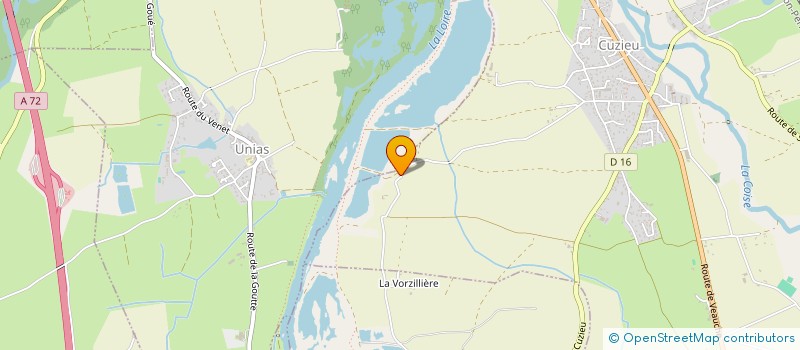 localisation de l'entreprise MONSIEUR JEROME BLANCHARD  CUZIEU